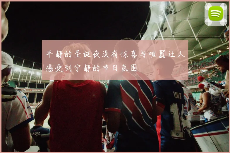 平静的圣诞夜没有惊喜与喧嚣让人感受到宁静的节日氛围